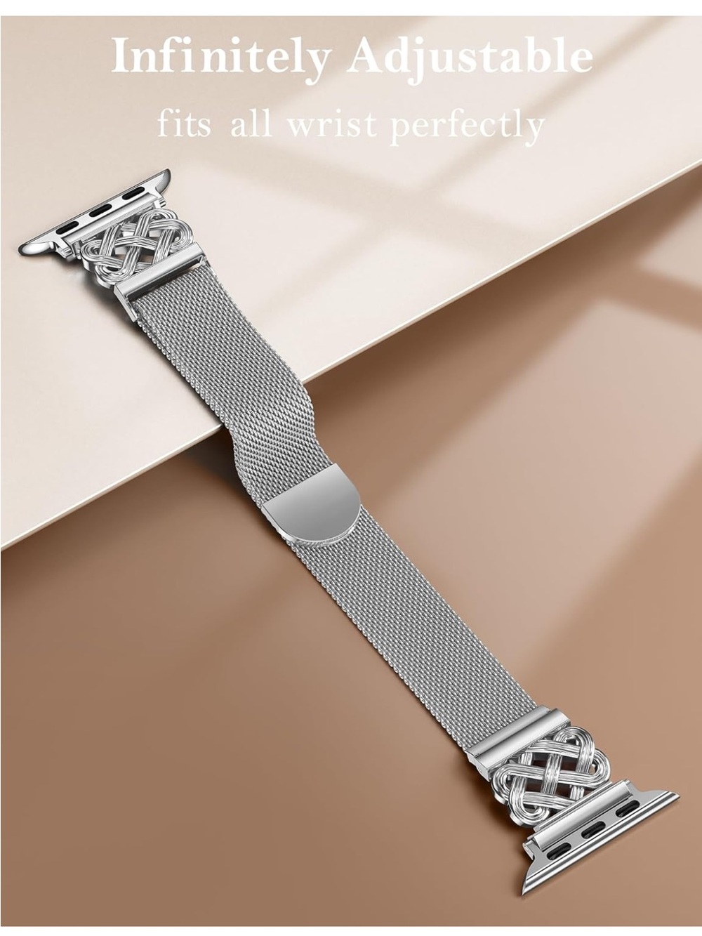 Metallic Apple Watch band
